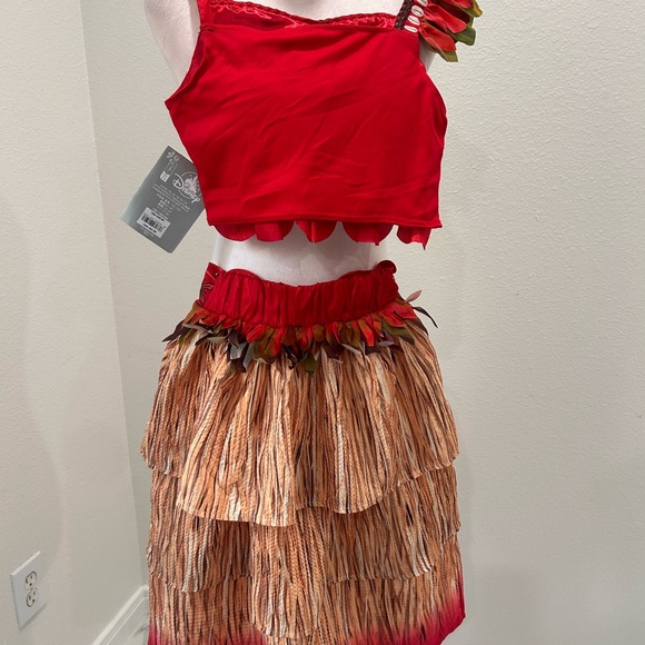 Disney Moana Deluxe Costume for Kids kids size 7/8, NWT - Picture 7 of 7